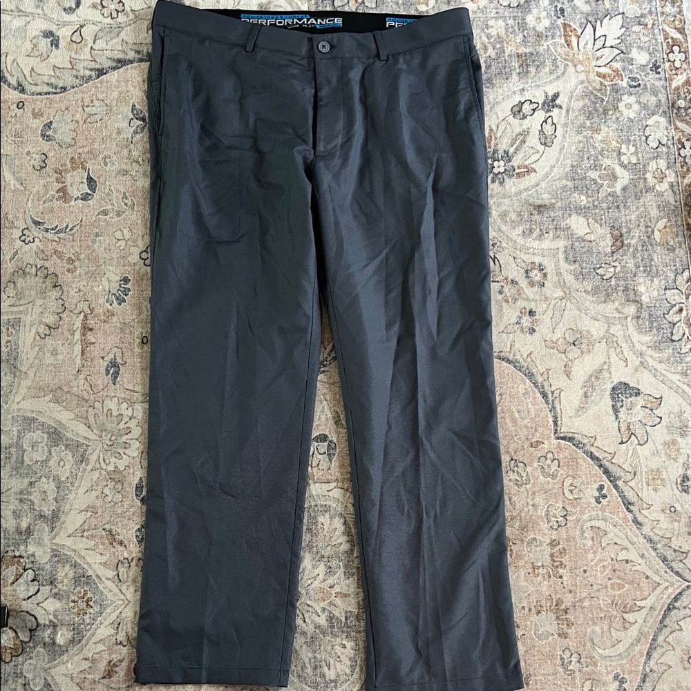 Roundtree & Yorke Dark Gray Chinos